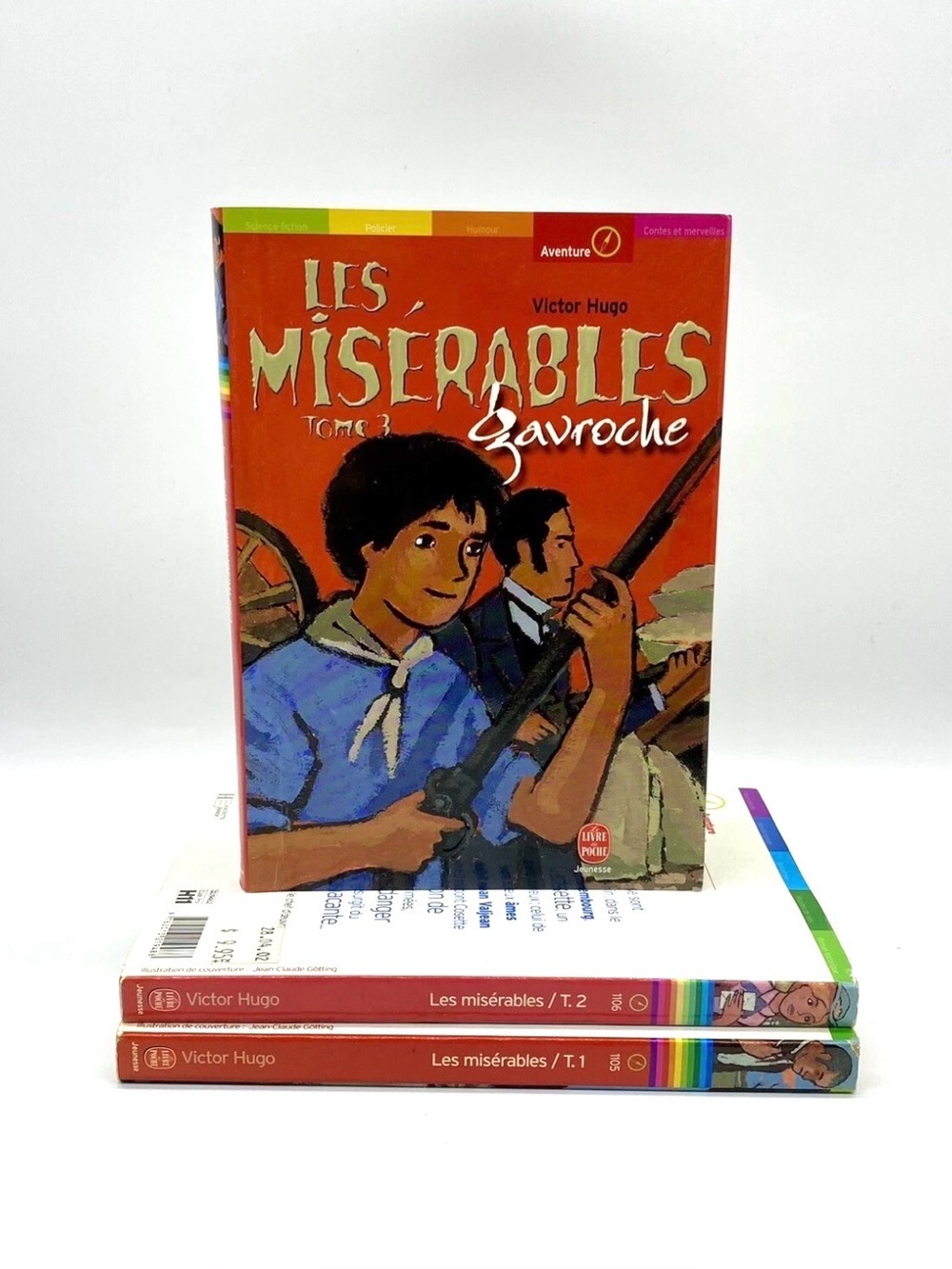FRENCH Les Miserables Books 1 2 3 Le Livre De Poche Jeunesse 2002 Kids Books